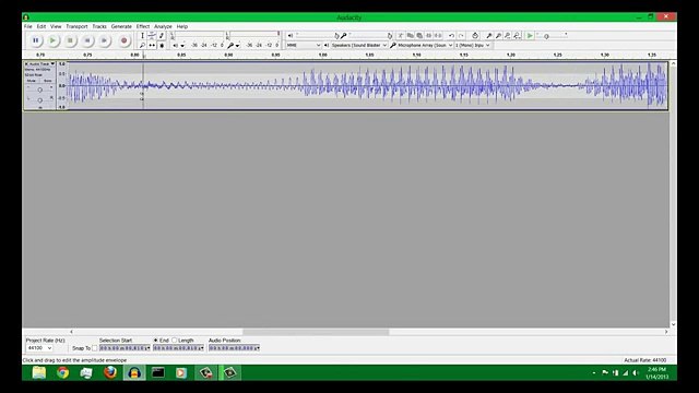 Audacity Tutorial - Windows 8 - Tools and Interface - YouTube