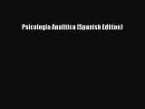 PDF Download Psicologia Analitica (Spanish Edition) Read Online