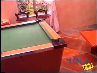 Cutest kittens playing inside a pool table pocket