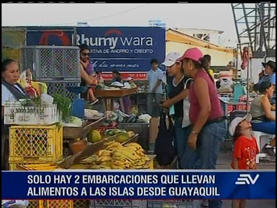 Abastecimiento en Galápagos