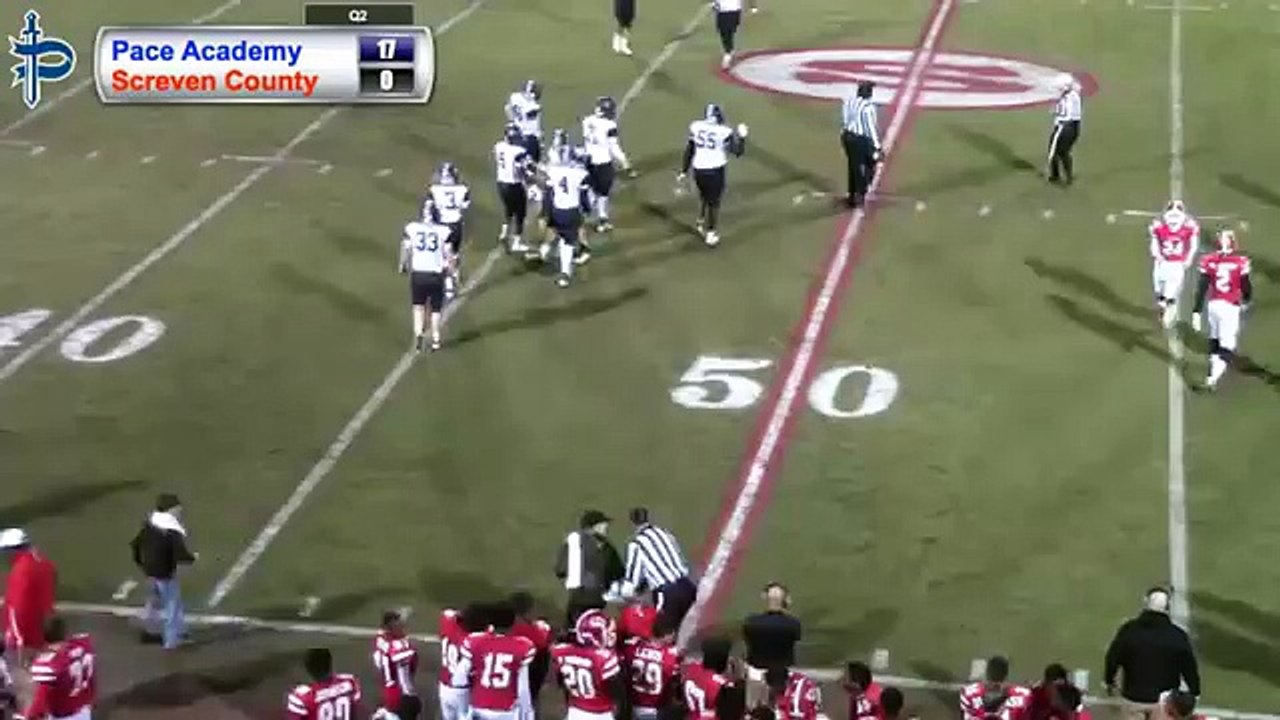 Pace Varsity Football vs. Screven County (GHSA State Playoffs Round 2)