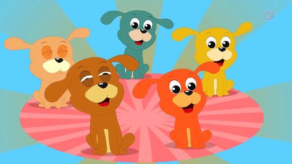 Nursery Rhymes By Kids Baby Club Five little Puppies | Nursery Rhyme