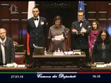 Roma - 71° Giorno della Memoria, intervento Boldrini in Aula (28.01.16)