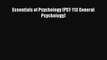 [PDF Download] Essentials of Psychology (PSY 113 General Psychology) [PDF] Full Ebook