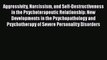 PDF Download Aggressivity Narcissism and Self-Destructiveness in the Psychoterapeutic Relationship: