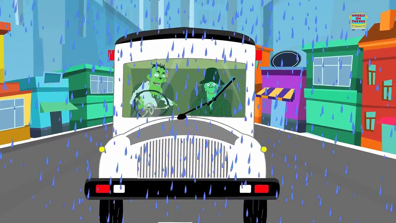 Wheels on the bus go round and round nursery rhymes | Kids and childrens songs