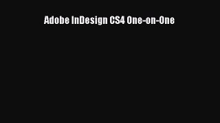 [PDF Download] Adobe InDesign CS4 One-on-One [Read] Full Ebook