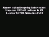 [PDF Download] Advances in Visual Computing: 4th International Symposium ISVC 2008 Las Vegas
