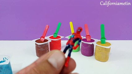 Play Doh Surprise Yogurt Spider Man Mickey Mouse Captain America Disney Princess My Little Pony