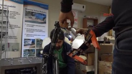 Antalya-Otomobilini Satıp 'Mayın Tespit ve Bomba İmha Robotu' Üretti