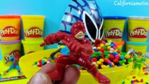 Play Doh Dippin Dots Giant Surprise Eggs Spiderman Marvel Toys