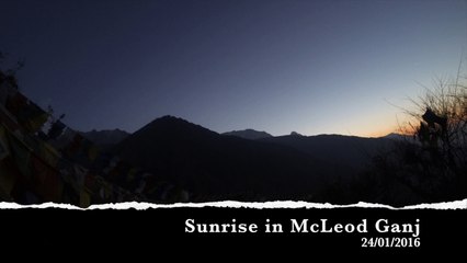 Sunrise in Mcleod Ganj