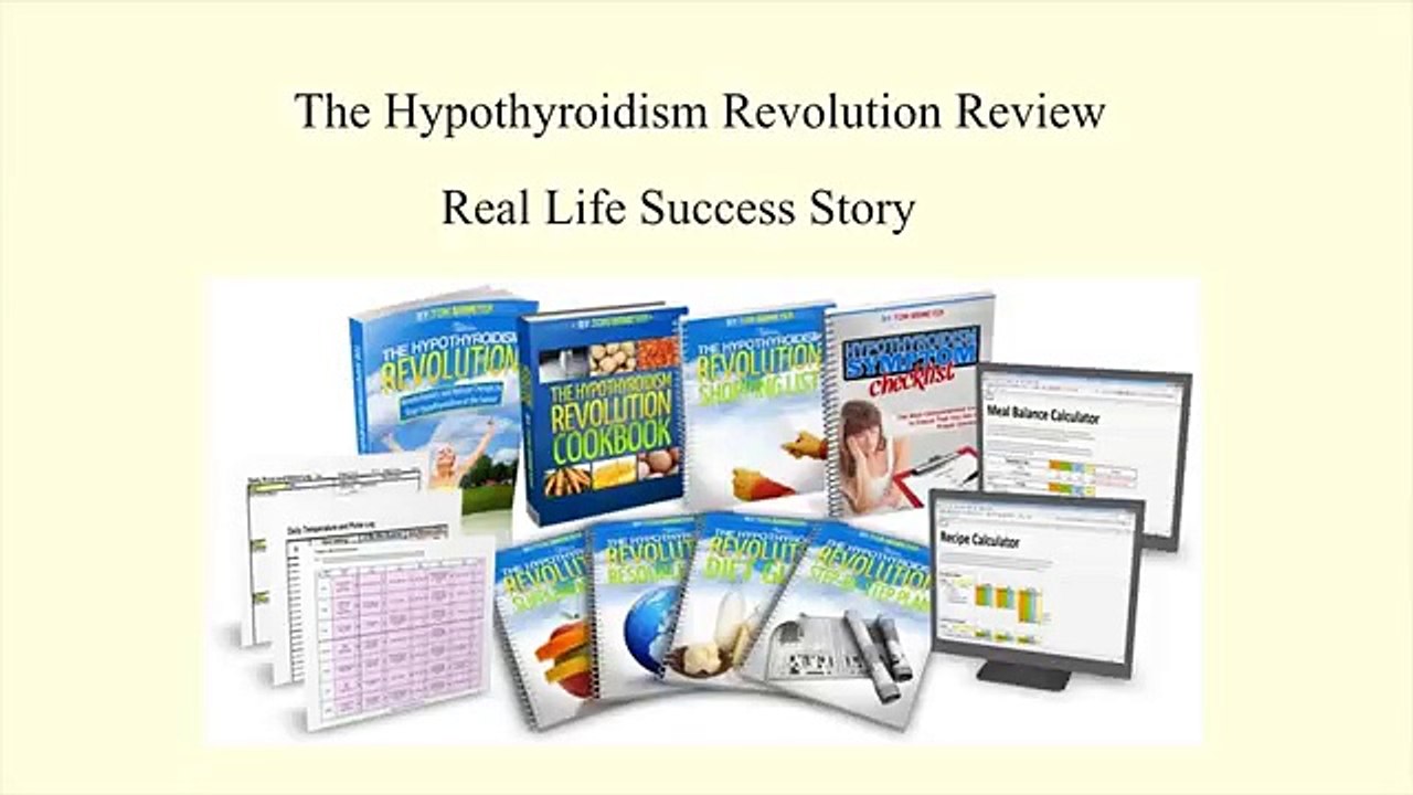 Hypothyroidism Revolution Review -  Real Life Success Story -  Hypothyroidism Revolution Diet
