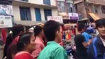 live nepal earthquake footage people crying lot of ...............  Disastrous Earthquakes