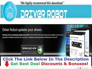 Download Video: Driver Robot Updates Your Drivers +++ 50% OFF +++ Discount Link