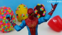 Play Doh Surprise Eggs Dippin Dots Spiderman Teletubbies Robocar Poli Disney Frozen