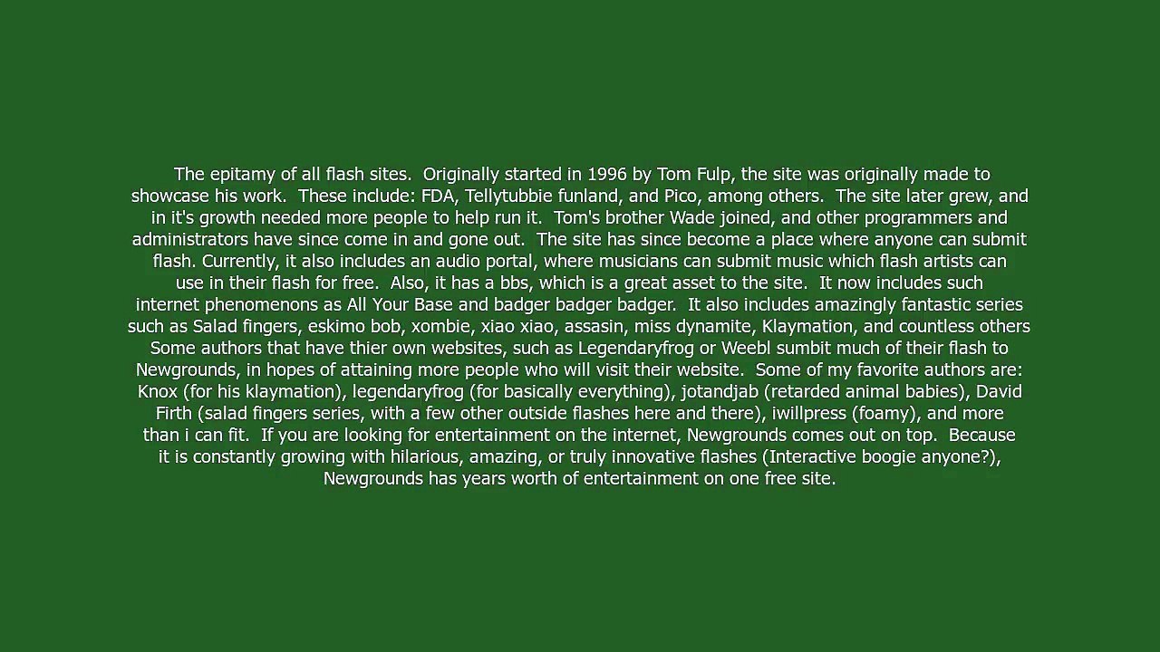 newgrounds meaning and pronunciation