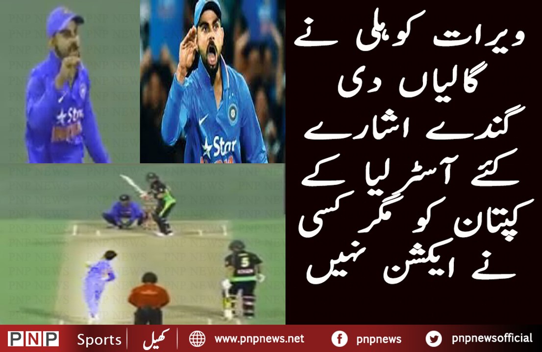 Virat Kohli is Fighting and Abusing to Steve Smith| PNPNews.net