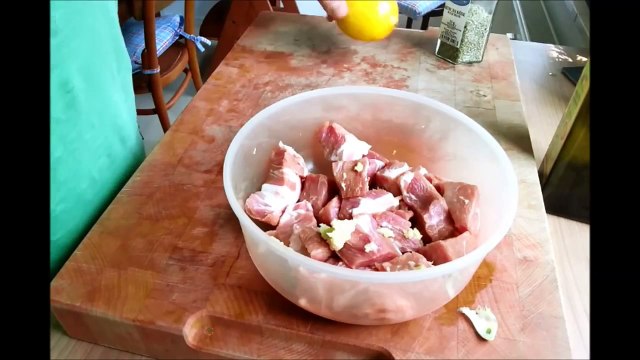 Make Greek Souvlaki -Recipe BBQ