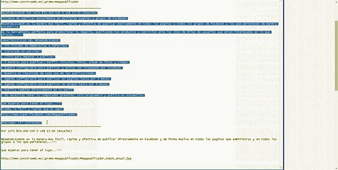 MEGAPUBLICADOR - Metodo para publicar al instante en grupos de Facebook