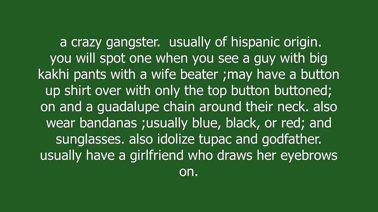 vato loco meaning and pronunciation video Dailymotion