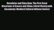 (PDF Download) Herodotus and Sima Qian: The First Great Historians of Greece and China: A Brief