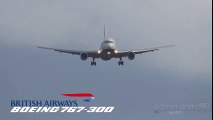 British Airways Crosswind Landing | Boeing 767-300 | G-BNWI | Nassau,Bahamas  Crosswind Landing