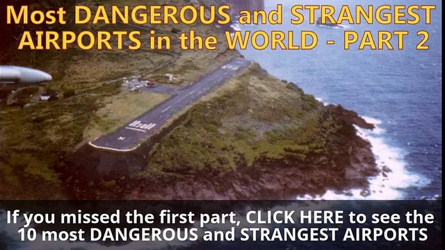 25 most DANGEROUS and STRANGEST AIRPORTS in the WORLD! 2 - Most amazing & crosswind landings! Crosswind Landing