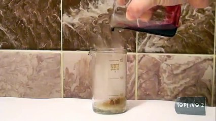 Куча пены от перекиси водорода (химия)