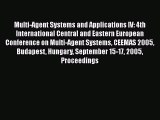 [PDF Download] Multi-Agent Systems and Applications IV: 4th International Central and Eastern