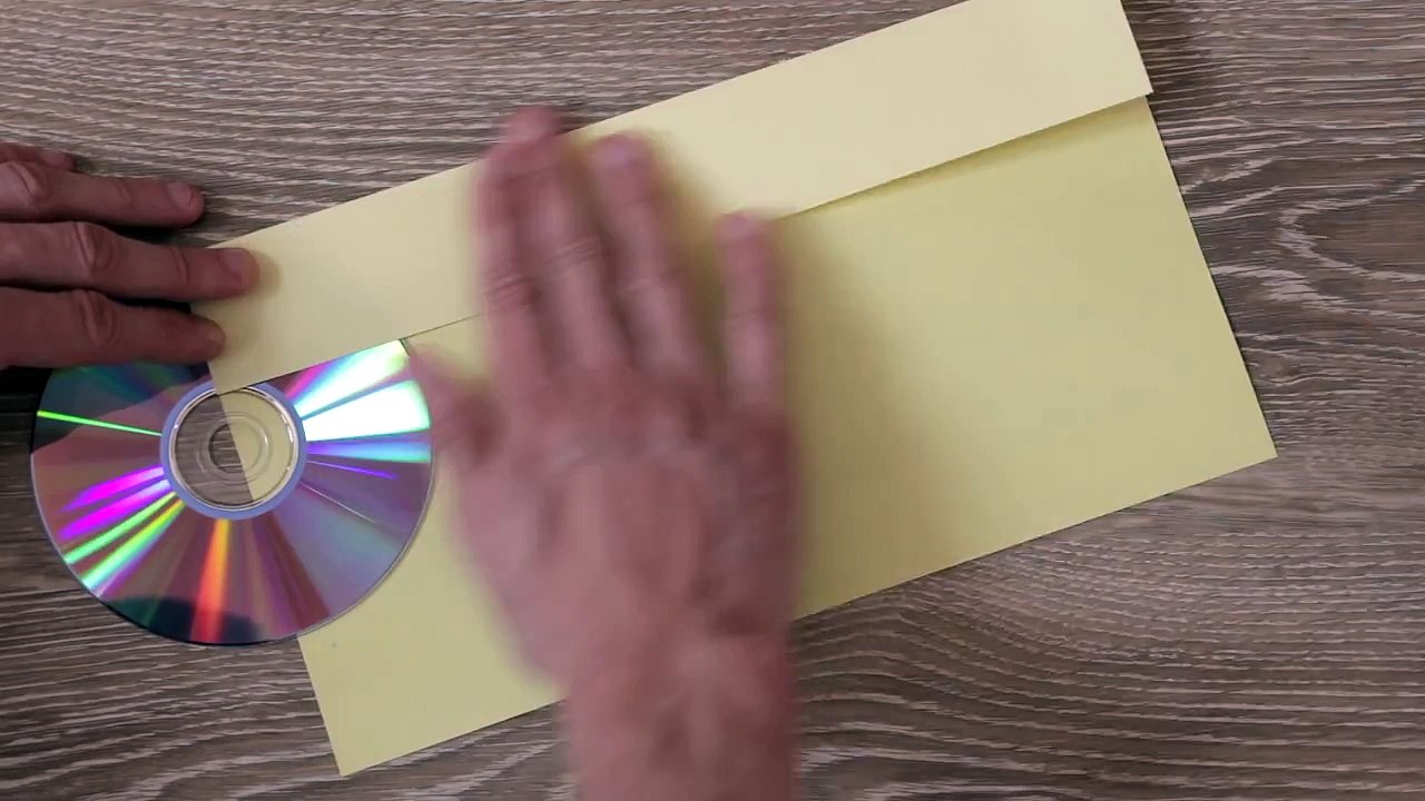 Как упаковать CD-диск в бумагу A4. Быстро и Просто!