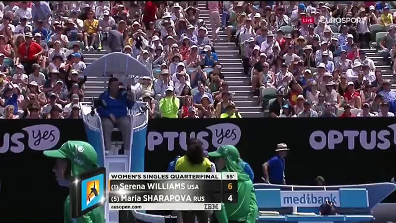 Serena Williams vs Maria Sharapova Australia open 2016