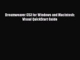 [PDF Download] Dreamweaver CS3 for Windows and Macintosh: Visual QuickStart Guide [Read] Full