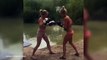 Elyse Knowles shows off gruelling boxing session in bikini _ Daily Mail Online