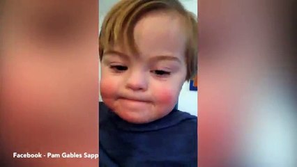 Heartwarming video of toddler going through his ABC's _ Daily Mail Online