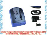 Bater?a   Cargador (USB/Coche/Corriente) BN-VG121 para JVC GZ-GX1 HD500 HD510.../ HM30 HM300...