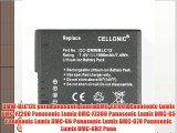 Bater?a para Panasonic Lumix FZ200 Lumix FZ1000 Lumix G6 Lumix G70 G5 (1000mAh) DMW-BLC12 DMW-BLC12E