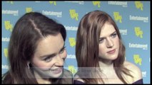 Emilia Clarke and Rose Leslie Interview Game of Thrones Season 3