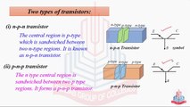 Transistors , its Types , Regions and junctions of Transistors