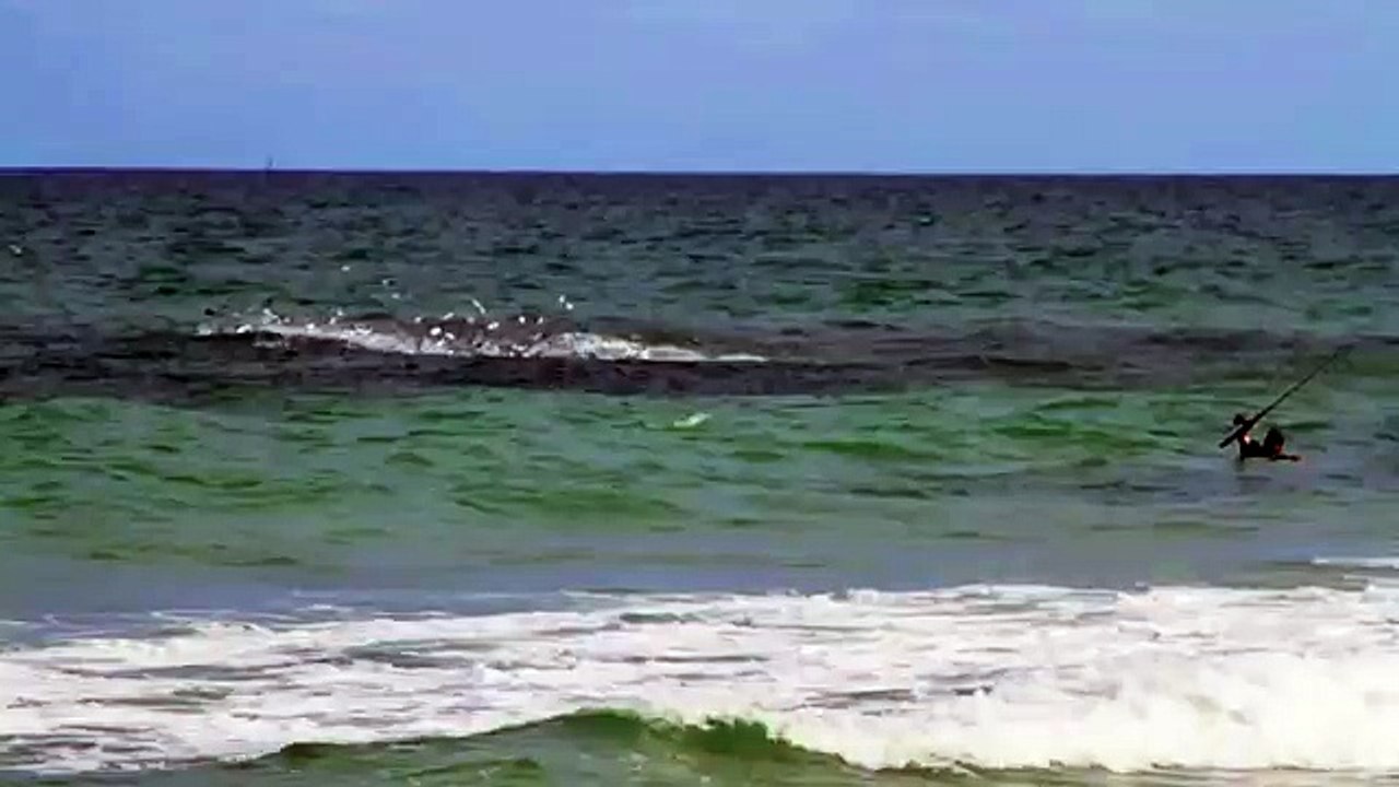 EXTREME Shark Fishing on Crowded Beach