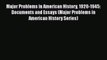 Major Problems in American History 1920-1945: Documents and Essays (Major Problems in American