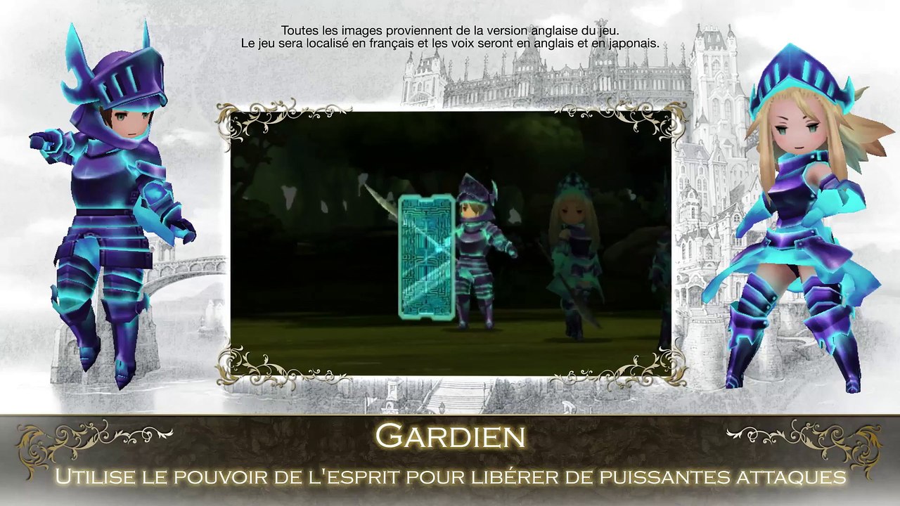 Bravely Second : End Layer - Bande annonce des classes