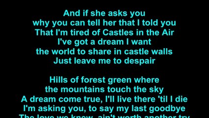 Don McLean – Castles In The Air Lyrics