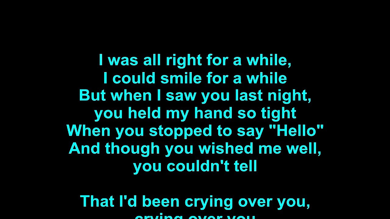Don McLean – Crying Lyrics