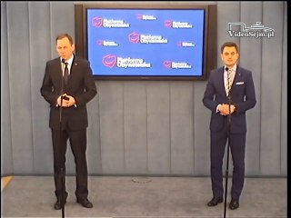 Poseł Arkadiusz Myrcha - konferencja z 13 stycznia 2016 r.