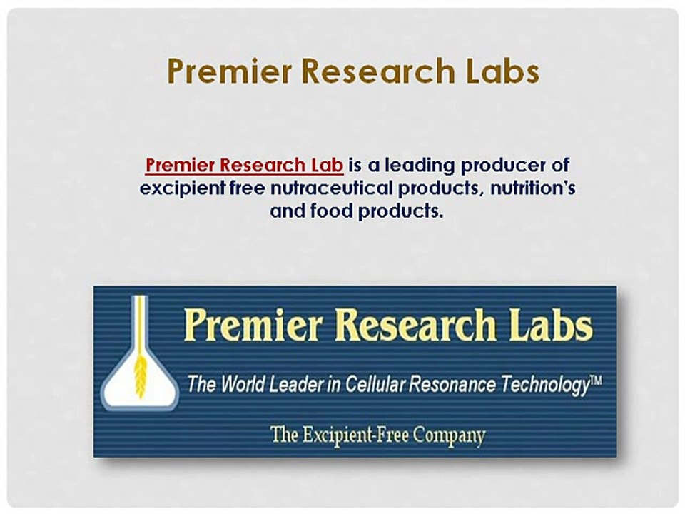 Quality Supplement By Premier Research Labs
