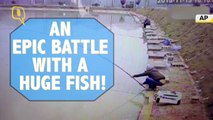 Man’s Epic Battle with a Fish, Guess Who Wins?