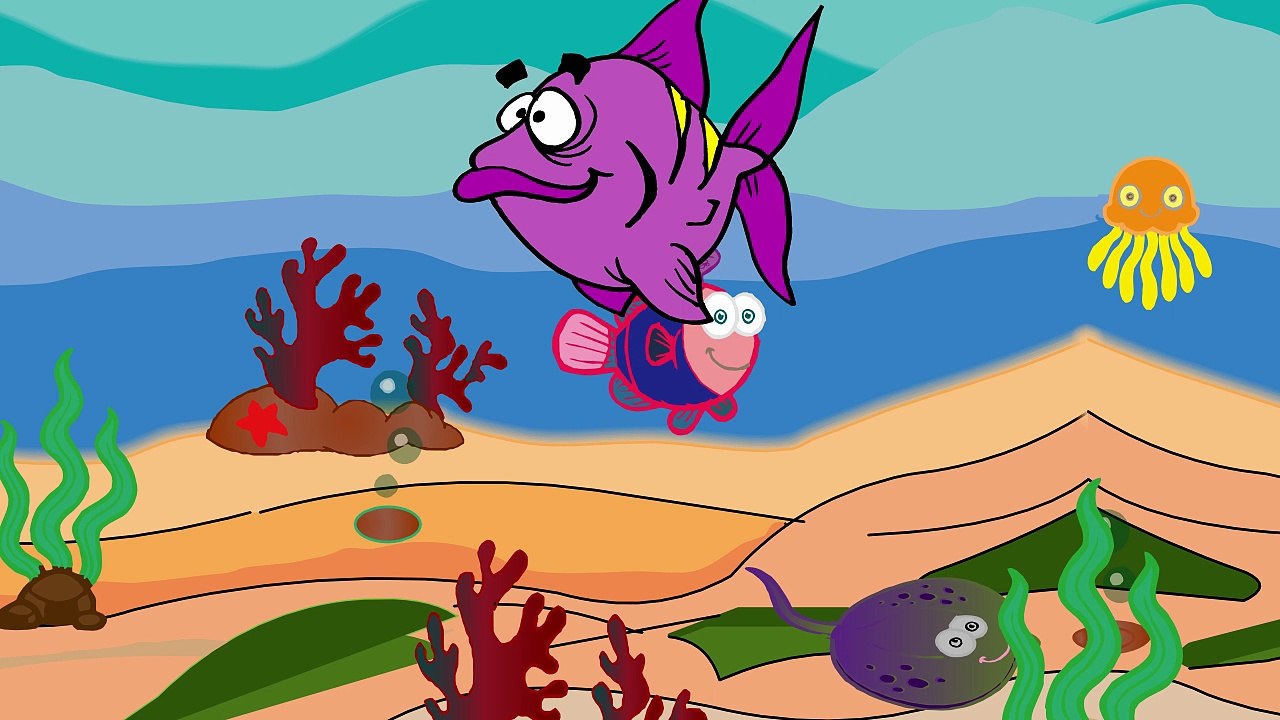 Comptine "Les petits poissons dans l'eau"