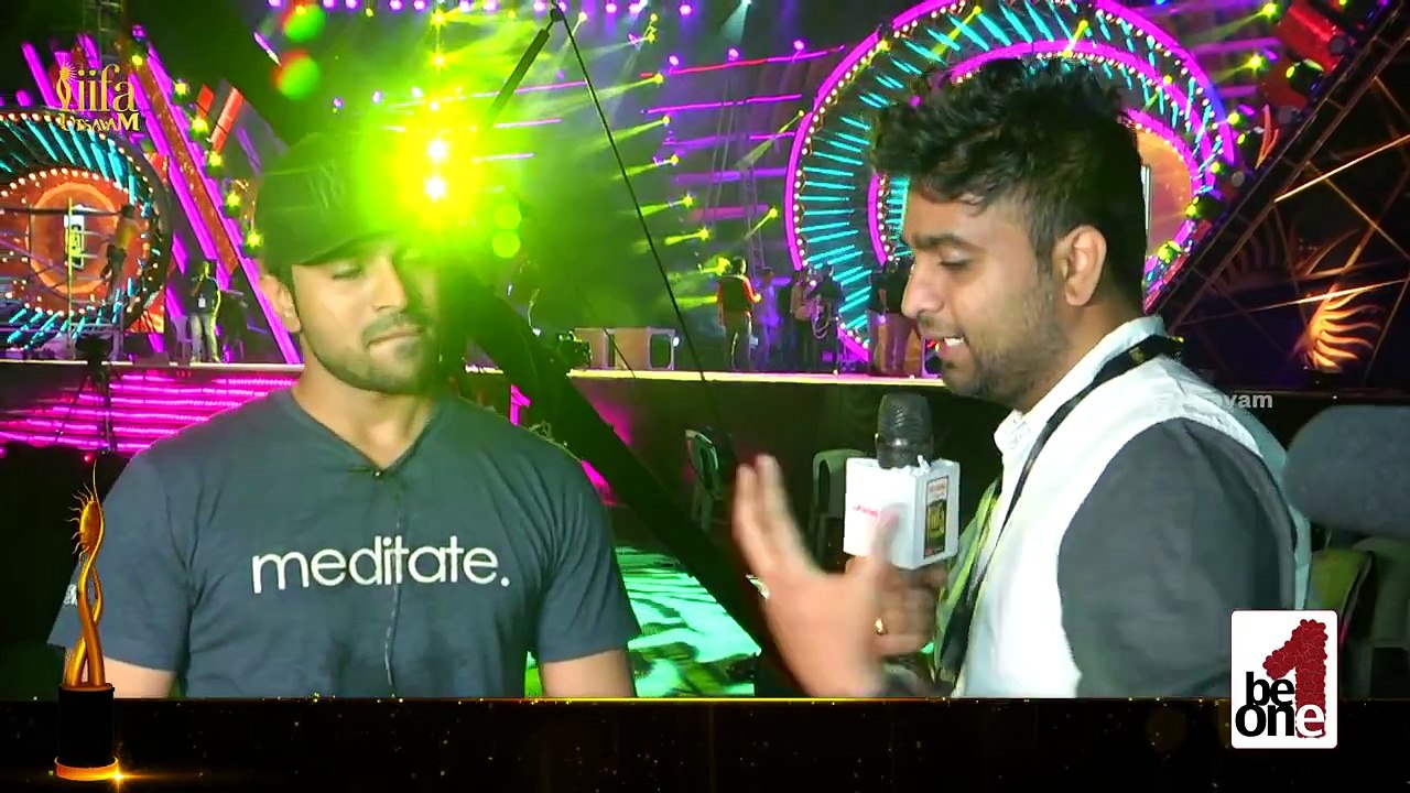 Ram charan about his Live Dance Performance at IIFA Utsavam - Behind The Scenes - IIFA Utsavam 2016