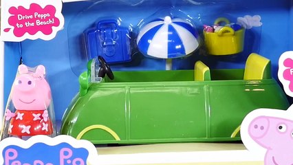 Holiday Peppa Pig Sunshine Car Giant Moon Dough Surprise Egg Ben & Hollys Little Kingdom Toys